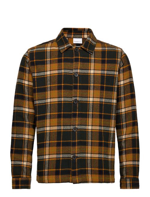 Knowledge Cotton Apparel Big Checked Heavy Flannel Overshirt Knowledge Cotton Apparel Patterned