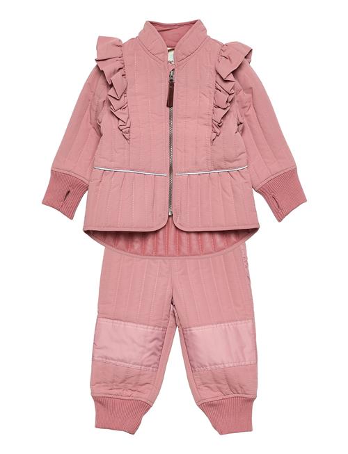 En Fant Thermal Set Girl - Solid En Fant Pink