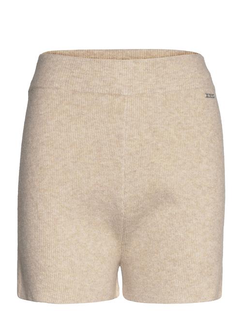 Beige Soft Knit Shorts Aim´n Beige