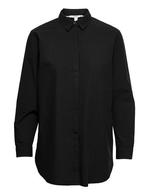 Esprit Casual Long Blouse Made Of 100 Organic Cotton Esprit Casual Black