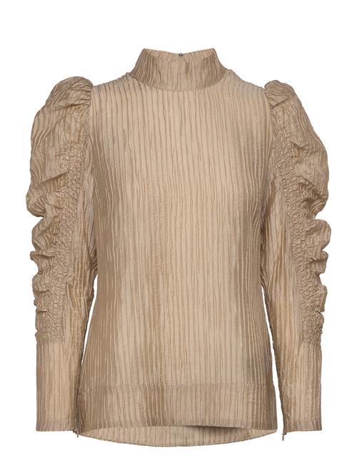 Se Copenhagen Muse Cmjane-Blouse Copenhagen Muse Beige ved Booztlet