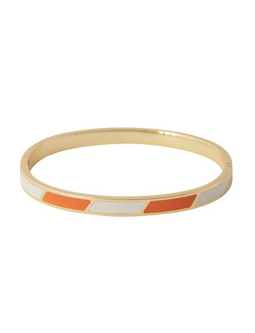 Design Letters Striped Candy Bangle Design Letters Orange