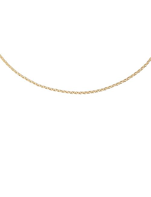 Design Letters Necklace Chain 55 Cm Gold Design Letters Gold