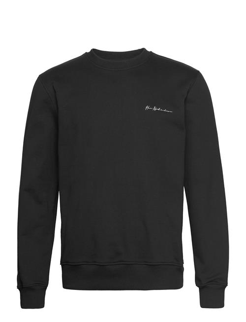 HAN Kjøbenhavn Script Logo Regular Crewneck HAN Kjøbenhavn Black