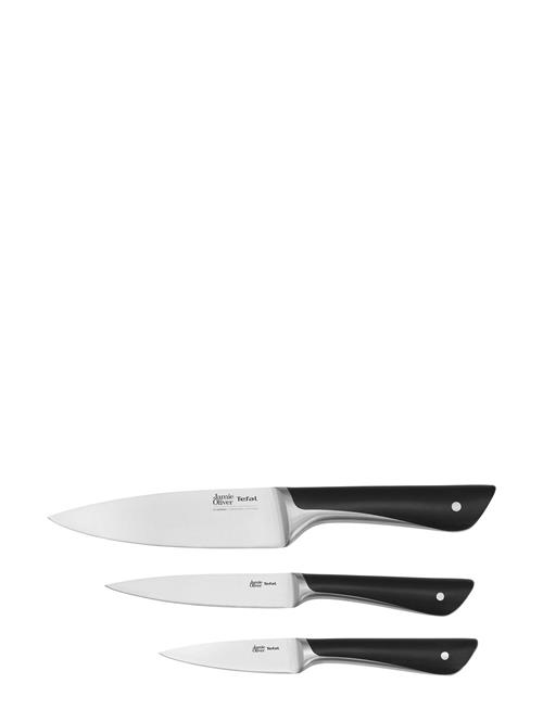 Jamie Oliver Tefal Jamie Oliver Knife Set 3Pc Jamie Oliver Tefal Silver