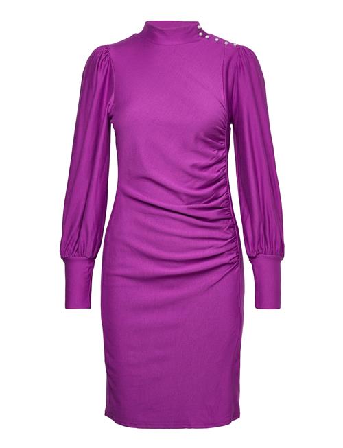 Gestuz Rifagz Button Puff Dress Gestuz Purple