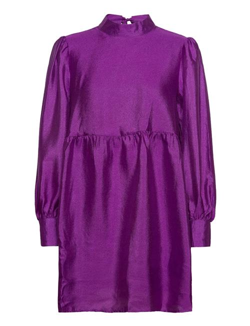 Vila Vilupa L/S Short Dress Vila Purple