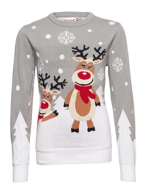 Se Christmas Sweats The Cute Sweater Christmas Sweats Grey ved Booztlet