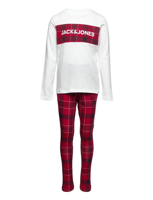 Jack & Jones Jactrain Lw Pants And Ls Tee Jnr New Jack & J S White