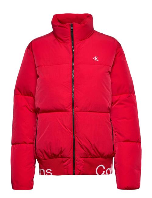 Calvin Klein Jeans Plus Logo Hem Short Puffer Calvin Klein Jeans Red