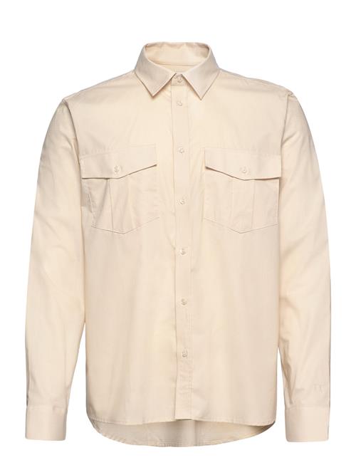 Les Deux Lincoln Ripstop Shirt Les Deux Beige