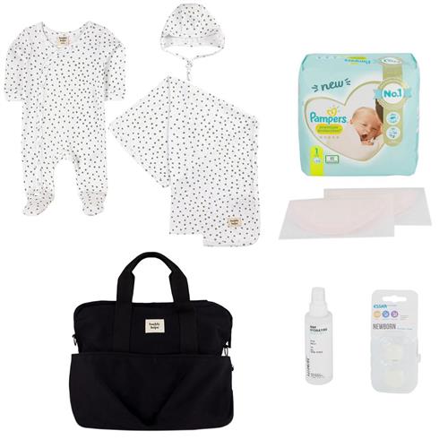 Se Buddy & Hope Baby Startkit | Sort | 0-3 ved Babyshop