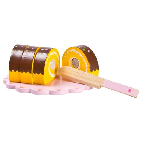 Wood Little Cake Play Sæt | Lyserød | 3-6