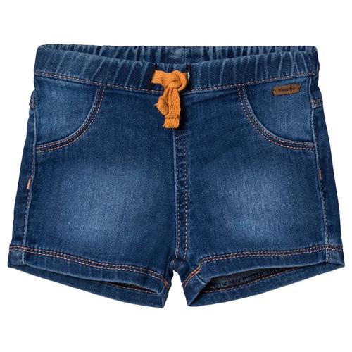 Se Minymo chambray Shorts Blåt | Marine blå | 62 cm ved Babyshop