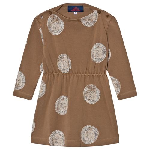 The Animals Observatory Crab Dress Brown Stamps | Brun | 3 years