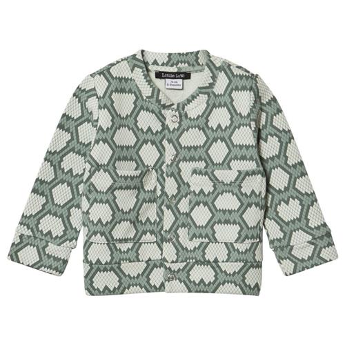 Se Little LuWi Green Snake Bomber Jacket | Grønn | 86/92 cm ved Babyshop