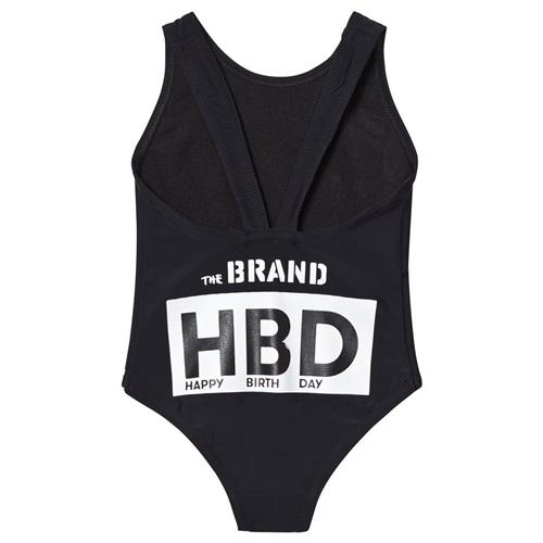 The BRAND Happy Birthday Badedragt Sort | Sort | 68/74 cm