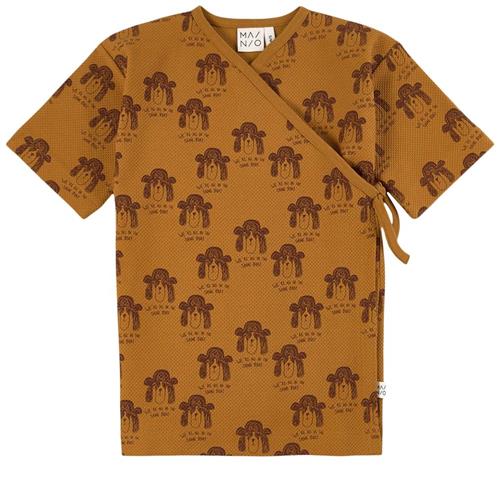 Se MAINIO Mønstret T-shirt Golden Brown | Brun | 2-5 years ved Babyshop