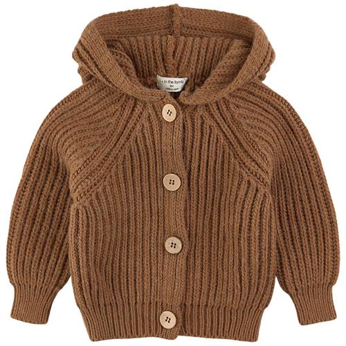 1+ in the family Strikket cardigan Caramel | Brun | 36 months