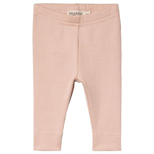 Se MarMar Copenhagen Rib Leggings Lyserøde | Lyserød | 56 cm ved Babyshop