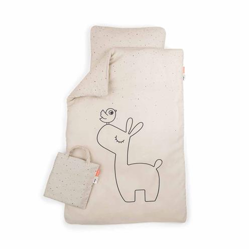 Se Done by Deer SE Lalee Junior Sengetøj Sæt Sand | Beige | 0 ved Babyshop