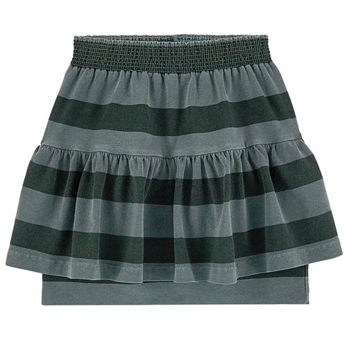 The Animals Observatory Slug Skirt Grey Green Stripes | Grå | 3 years