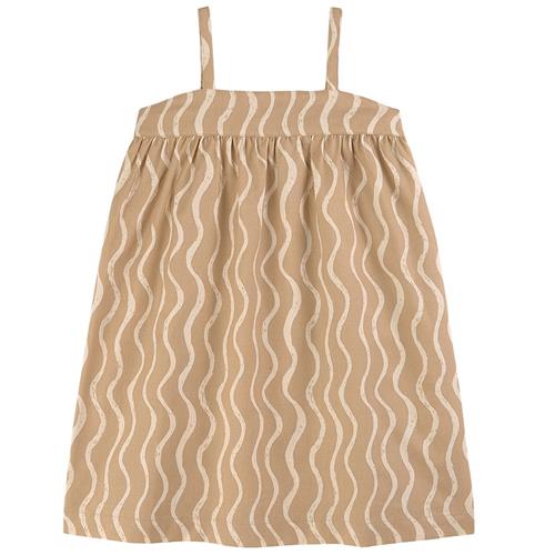 Beau Loves Stella Wiggle Print Kjole Caramel | Beige | 6-7 years