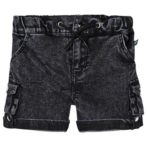 Se The BRAND Stone Wash Army Shorts Grå | Grå | 80/86 cm ved Babyshop