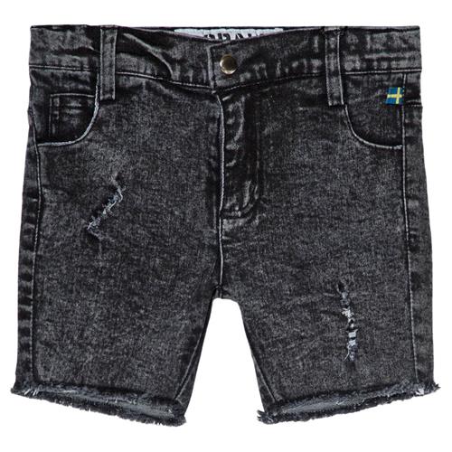 The BRAND Stone Wash Denim Short Gråt | Grå | 104/110 cm