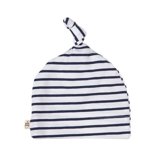 Se A Happy Brand Stribet Babylue Navyblå | Marine blå | 44/46 cm ved Babyshop