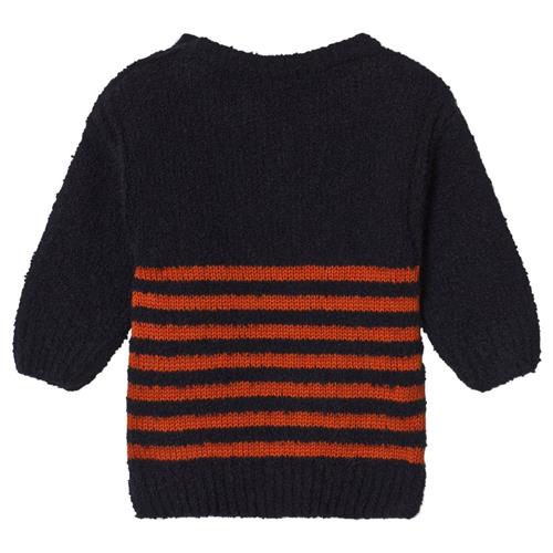 Bobo Choses Striped Sweater Medieval Blue | Marine blå | 2-3 years