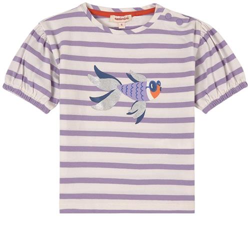 Se Catimini Stribet T-Shirt Lilla | Lilla | 6 months ved Babyshop