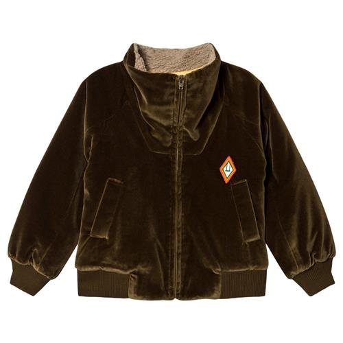 Se The Animals Observatory Tiger Kids Bomberjakke Khaki Logo | Grønn | 4 years ved Babyshop