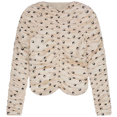 Se Les Coyotes De Paris Malin Mønstret Bluse Cremefarvet |  | 14 years ved Babyshop