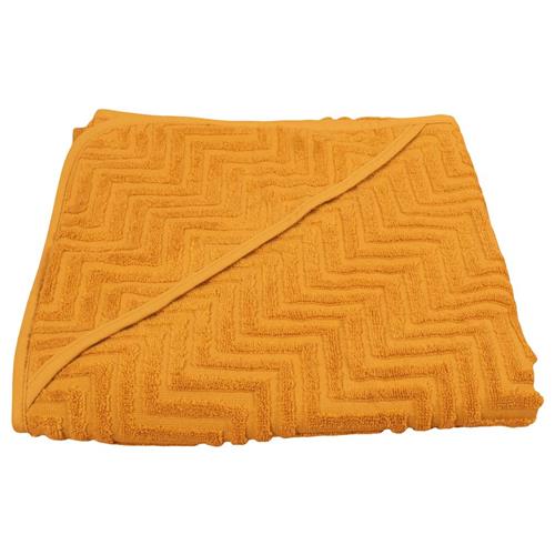 Se Filibabba Zig Zag Hættehåndklæde Golden Mustard | Gul | 0 ved Babyshop