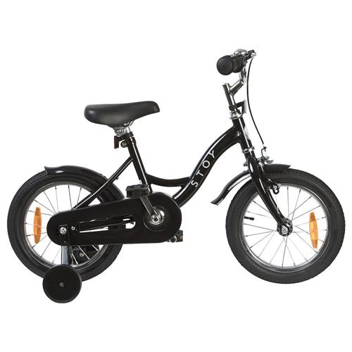 Stoy 14" Classic Cykel Sort | Sort | 4-5 years