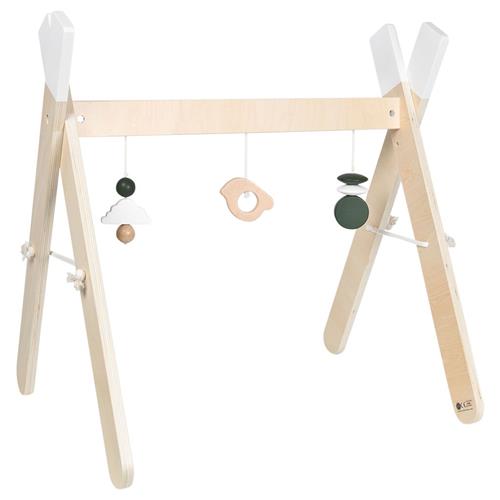 Stoy Wooden Babygym | Hvid | 0-3