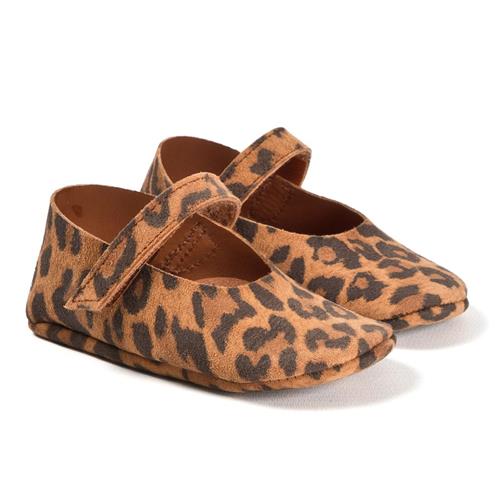 Tocoto Vintage Suede Leopard Før-sko Skoer Brune | Brun | 17 EU