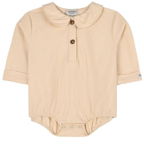 Se Donsje Amsterdam Philly Babybody Oatmeal | Beige | 0-3 months ved Babyshop