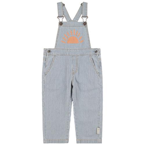 Se Piupiuchick Striped Denim Smaekbukser Blå | Blå | 12 months ved Babyshop