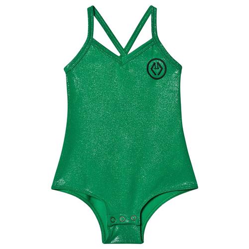 Se The Animals Observatory Trout Bodysuit Green Logo | Grønn | 2 years ved Babyshop