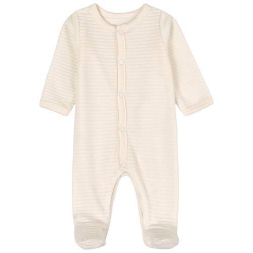 Se Absorba Velour Sparkedragt Cremefarvet |  | 9 months ved Babyshop