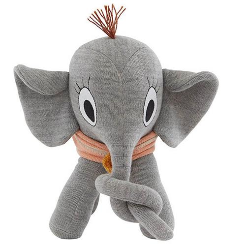 Se OYOY Ramboline Elephant Blødt Legetøj | Grå | 3-12 years ved Babyshop