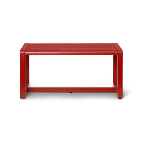 Se ferm LIVING Little Architect Bænk Poppy Red | Rød | 3-6 ved Babyshop