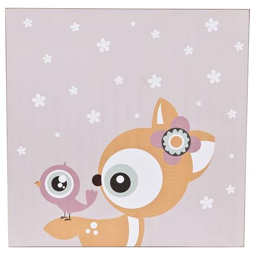 Se FORM Living Plakat med Ramme Bambi | Brun | 0 ved Babyshop