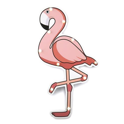 Se JOX Flamingo LED Lampe Lyserød | Hvid | 0 ved Babyshop