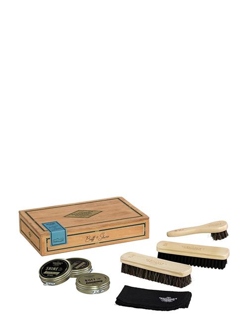 Se Gentlemen's Hardware Shoe Shine Cigar Box Gentlemen's Hardware Patterned ved Booztlet