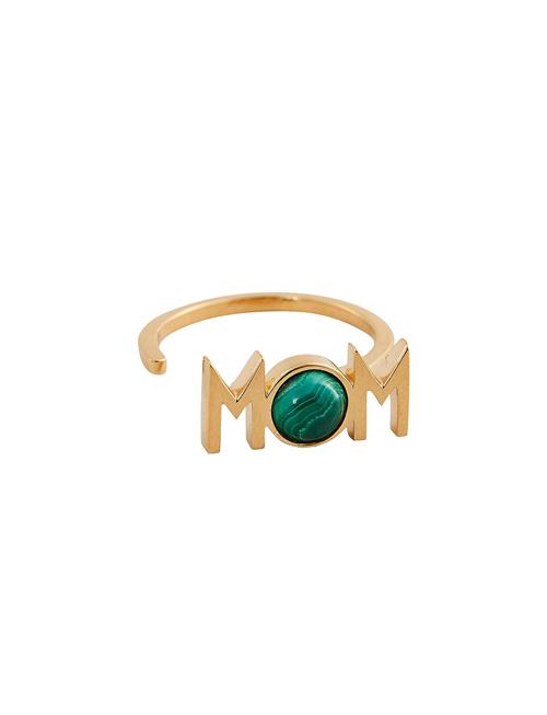 Design Letters Great Mom Ring Design Letters Green