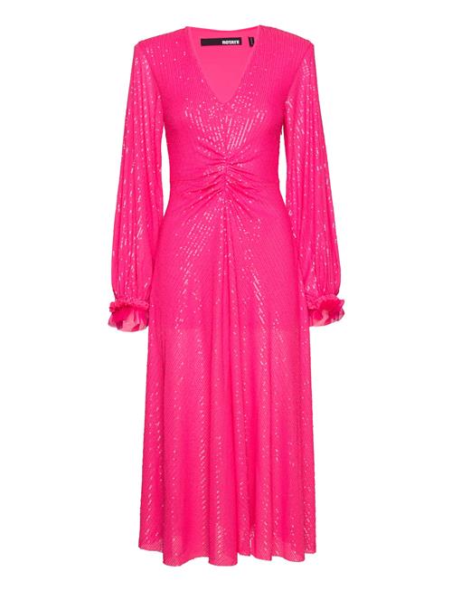 ROTATE Birger Christensen Dress Sequins ROTATE Birger Christensen Pink