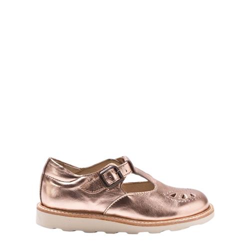 Young Soles Rosie T-Bar Sko Rose Gold | Guld | 23 EU